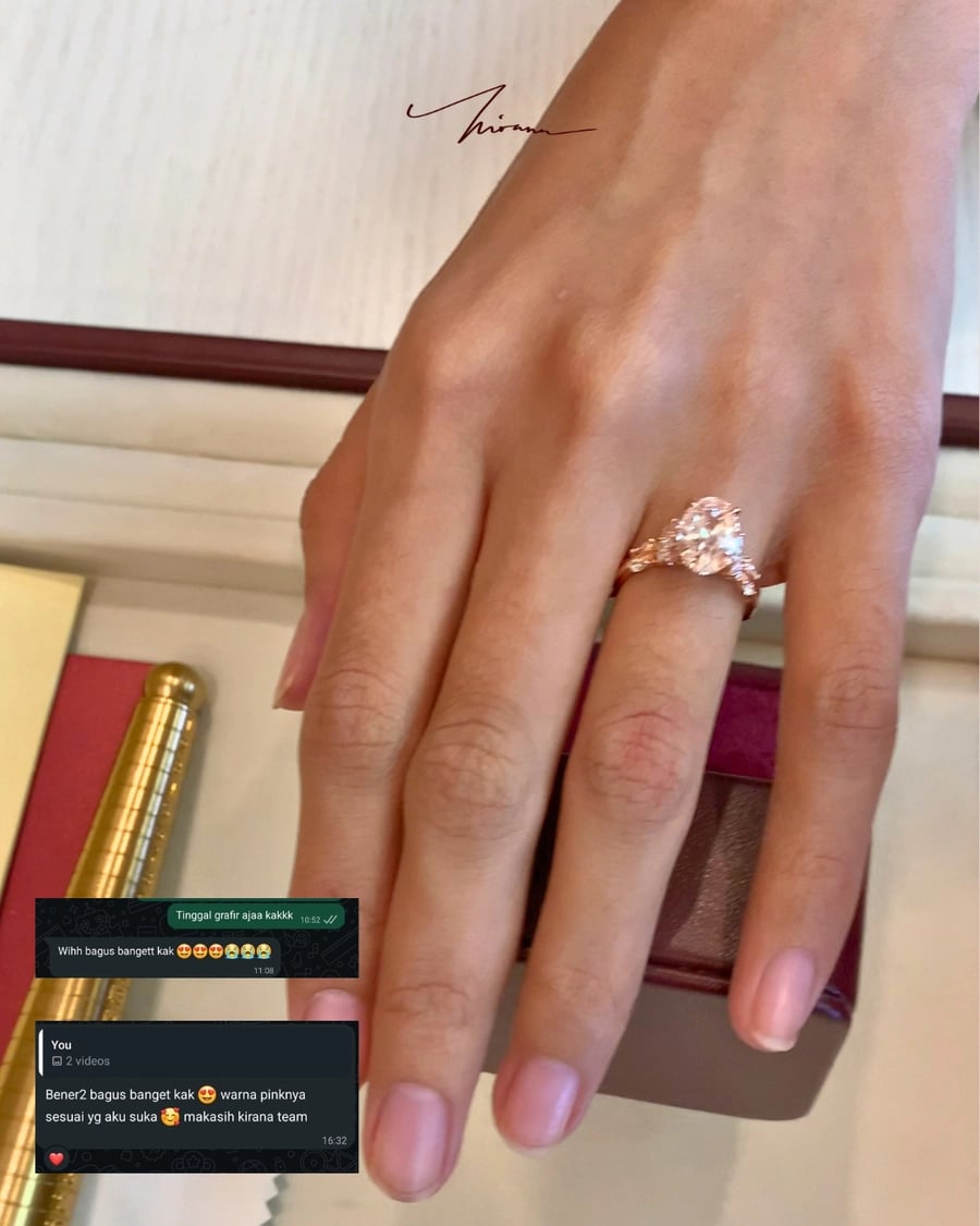 on hand pink