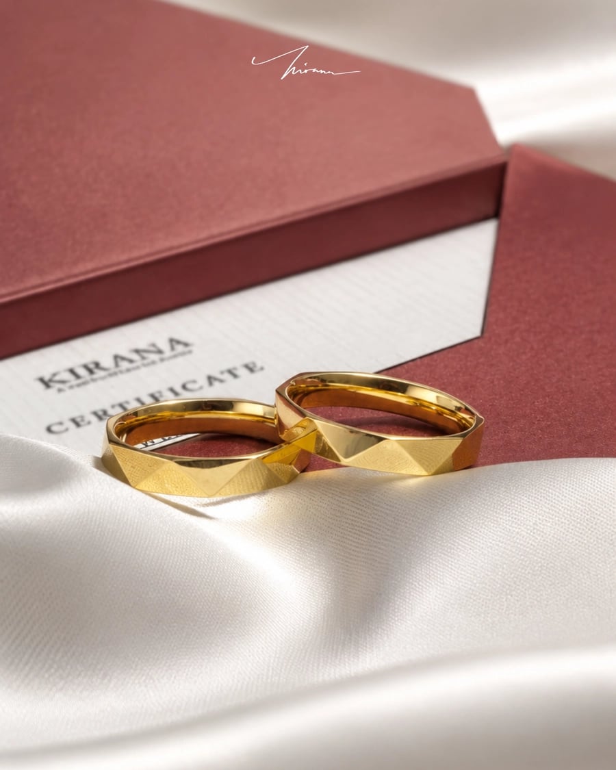 Geometric Wedding Ring 1