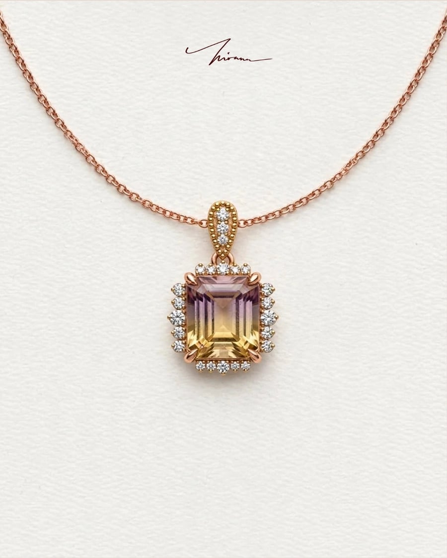 render ametrine pendant